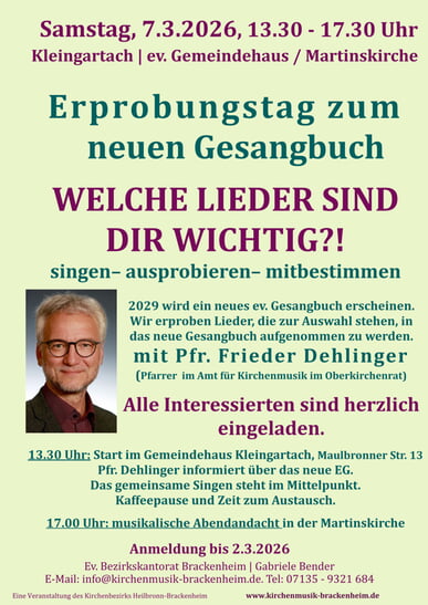 Erprobungstag zum neuen Gesangbuch
