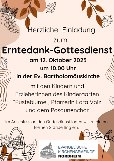 Erntedank-Gottesdienst