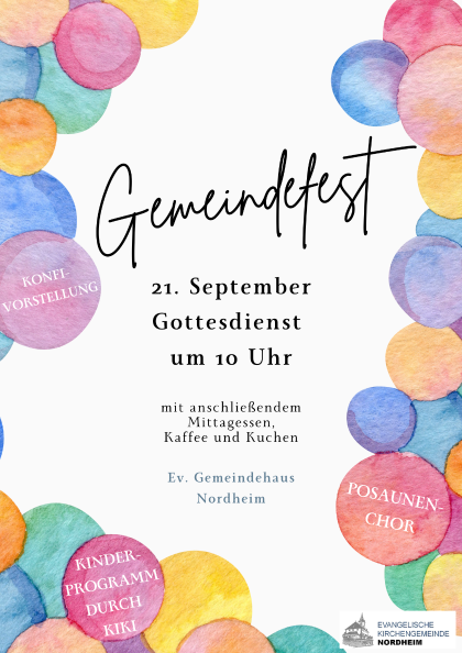 Gemeindefest 2025 im Paul-Gerhardt-Gemeindehaus
