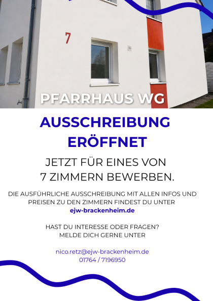 Wohnungsangebot f&uuml;r junge Leute
