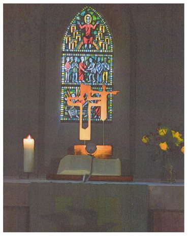 Kreuz Leihgabe von Pfarrer Göldenboth