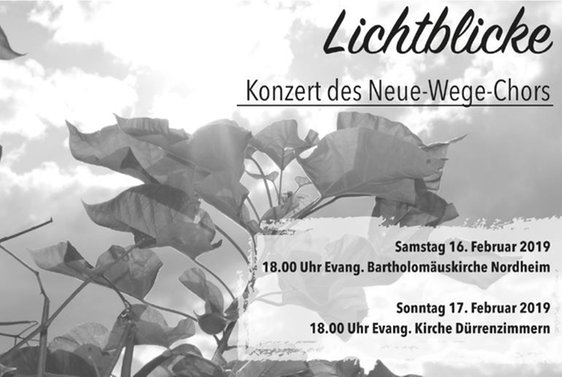 Nordheim - Konzert Neue Wege Chor