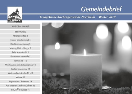Gemeindebrief Winter 2019