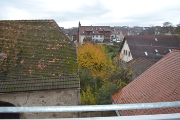 Blick vom Balkon
