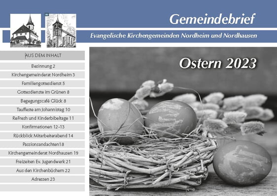 Gemeindebrief Ostern 2023
