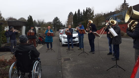 wir spielen f&uuml;r unseren langj&auml;hrigen Bl&auml;serkollegen Hermann